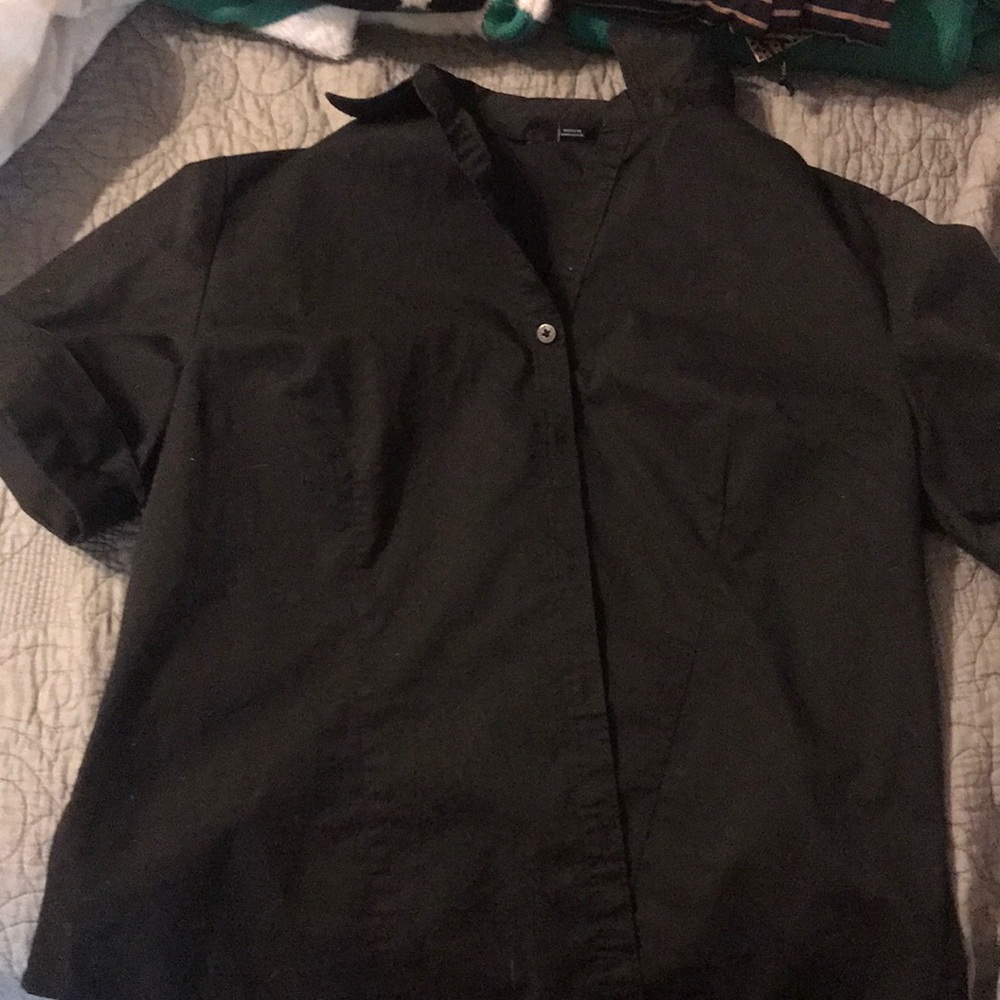 Black button up